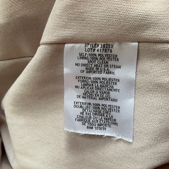 One Shoulder Mini Sheath Cocktail Dress Size 8 Pink and Sparkly Gold by AQUA - Picture 11 of 13